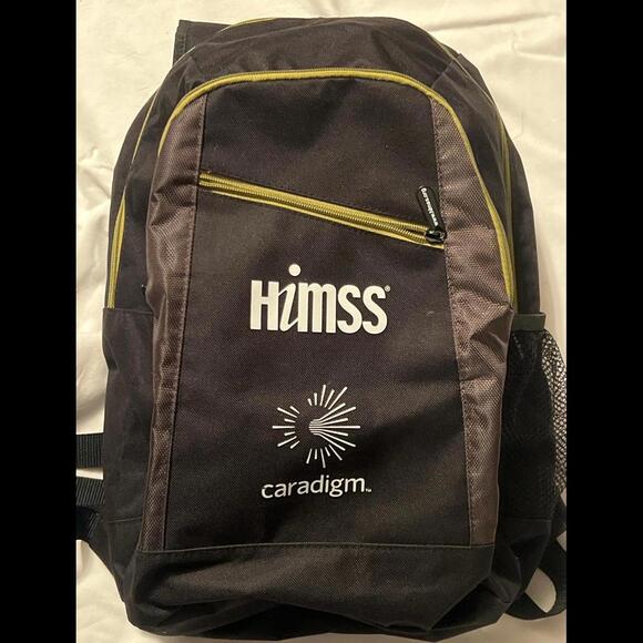 HIMSS Caradigm Backpack with Multiple Compartments - Picture 1 of 7